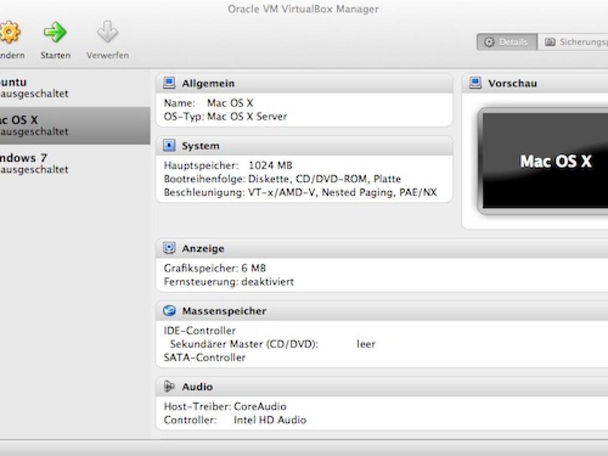 virtualbox for mac os x 10.6